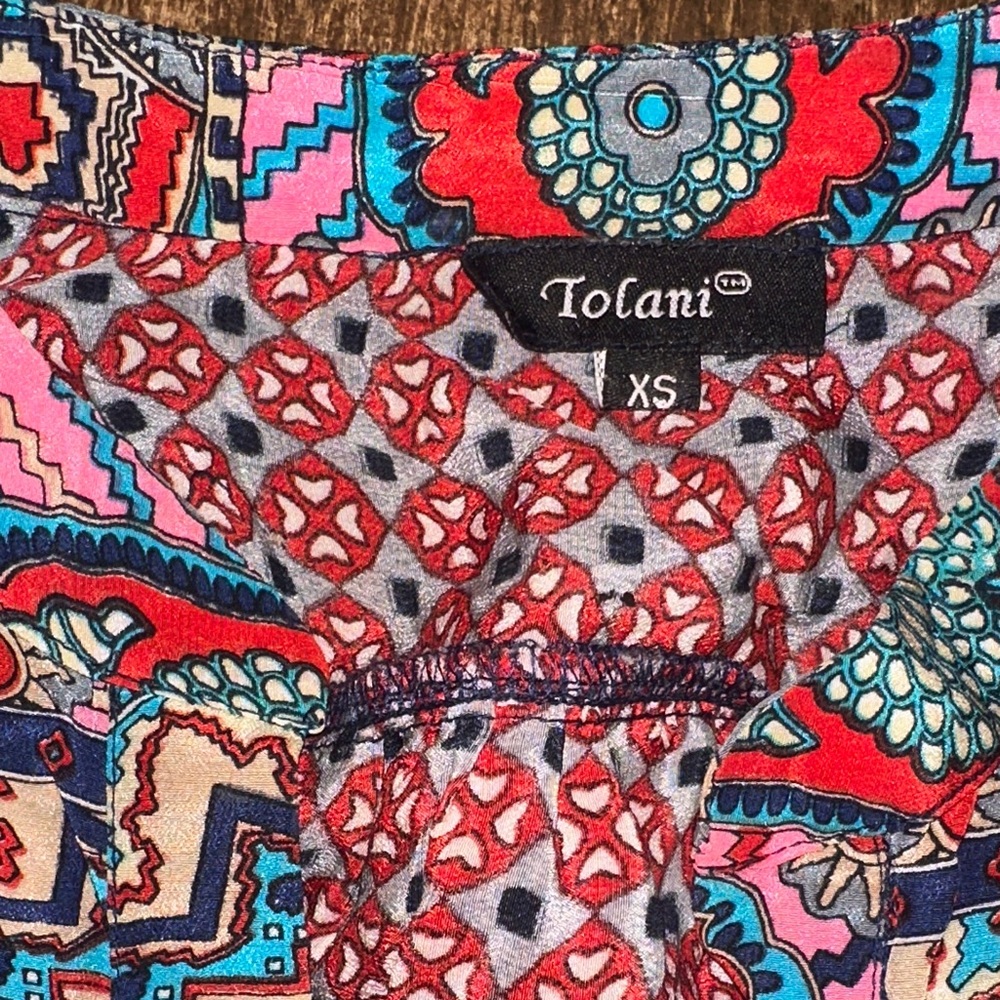 Tolani Boho Print Dress Bundle XS Colorful Paisley Tunic Dresses - Picture 2 of 16